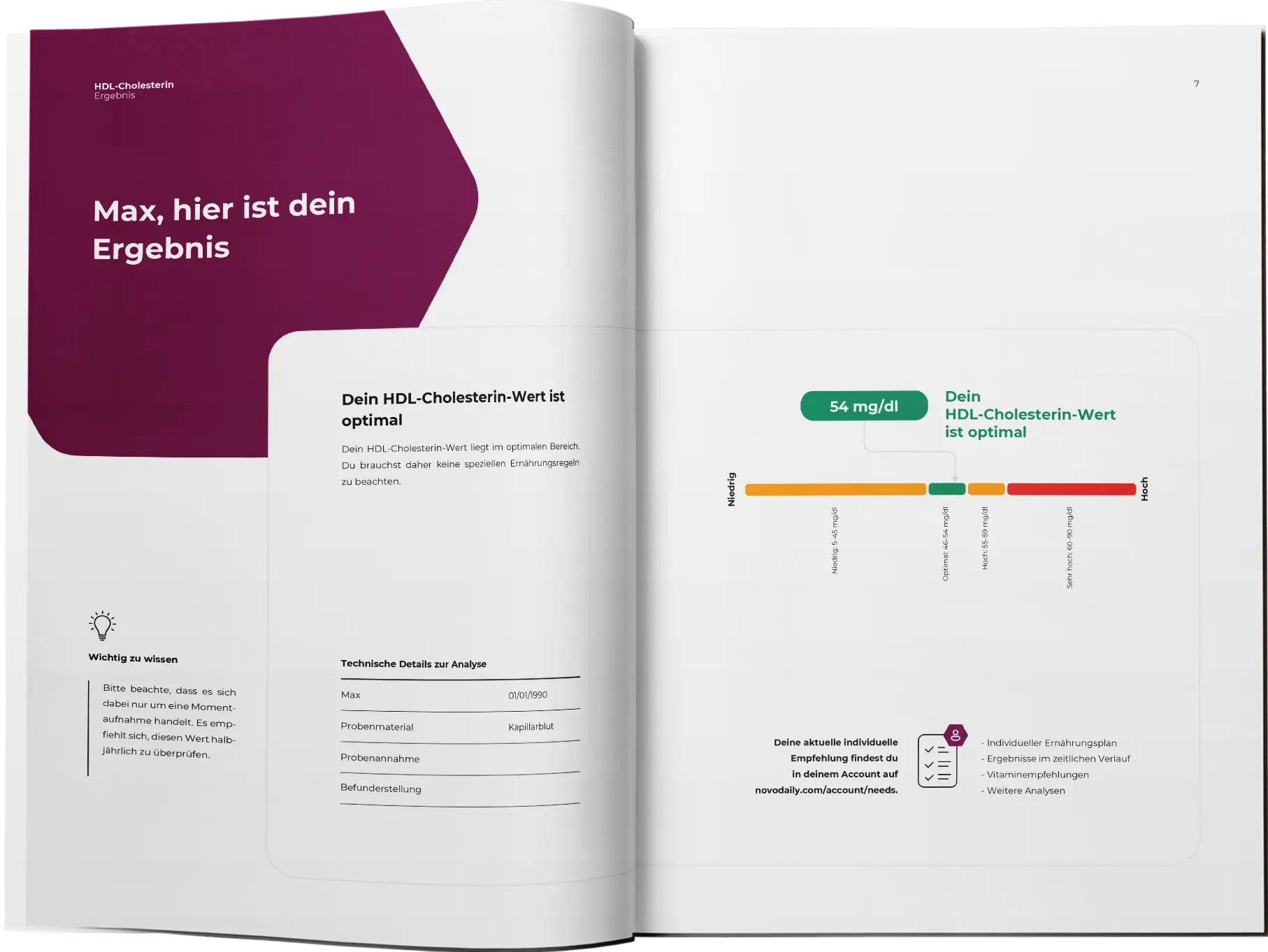 Blutanalyse: Triglyceride & Cholesterin Blutanalyse: Triglyceride & Cholesterin